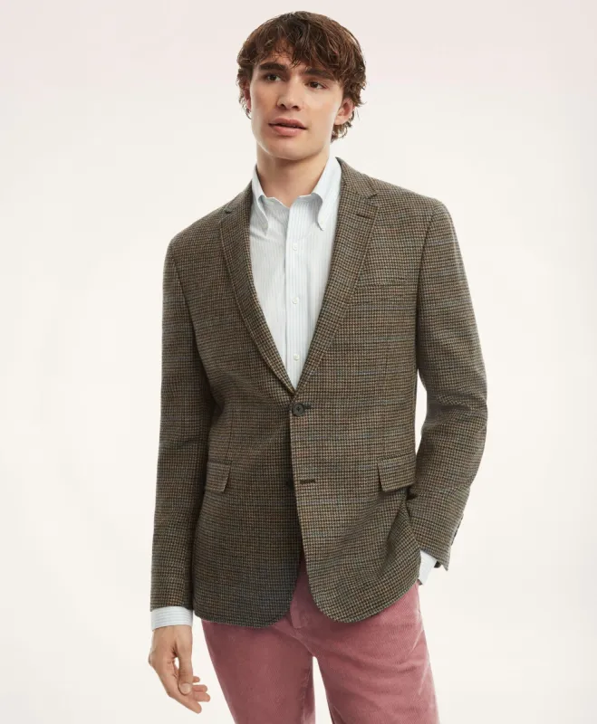 Milano Slim-Fit Lambswool Multi-Check Sport Coat sold by Brooks Brothers