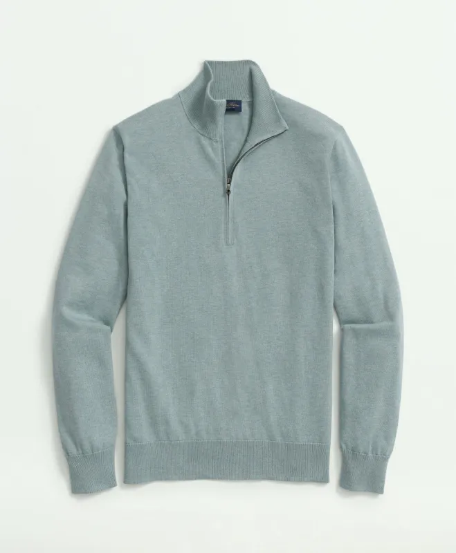 Supima Cotton Half-Zip Sweater sold by Brooks Brothers