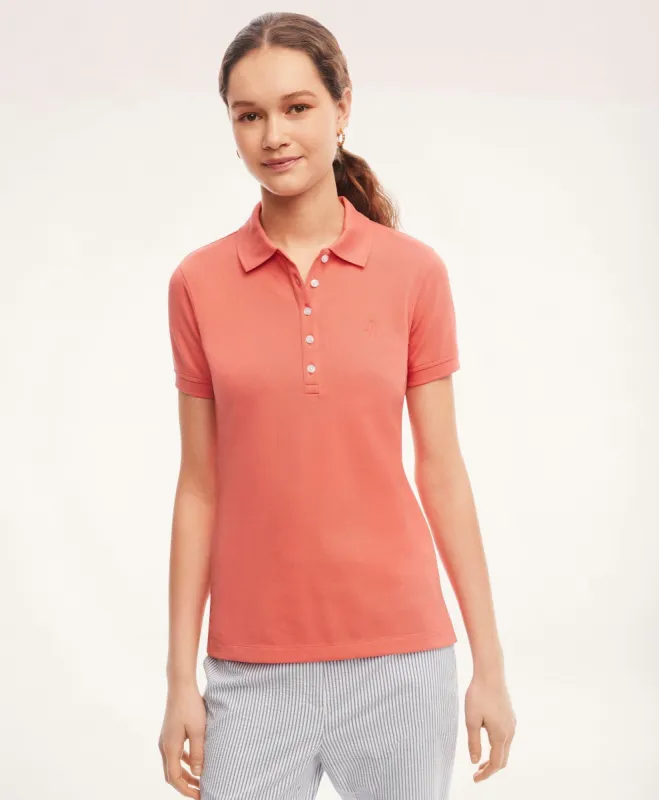 Supima Cotton Stretch Pique Polo Shirt sold by Brooks Brothers