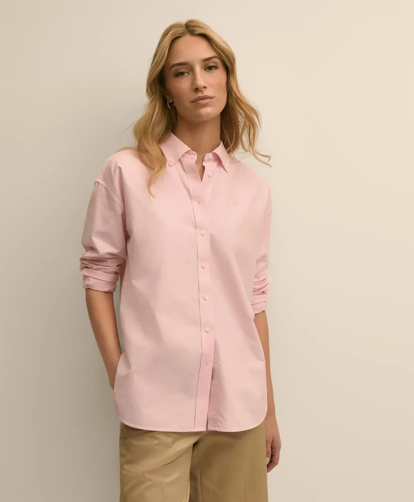 Oversized Cotton Oxford Shirt sold by Brooks Brothers