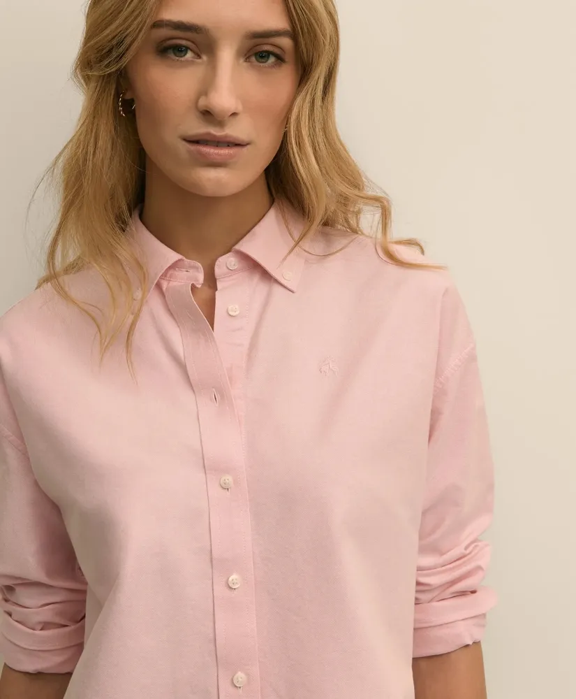 Oversized Cotton Oxford Shirt sold by Brooks Brothers product image thumbnail 4