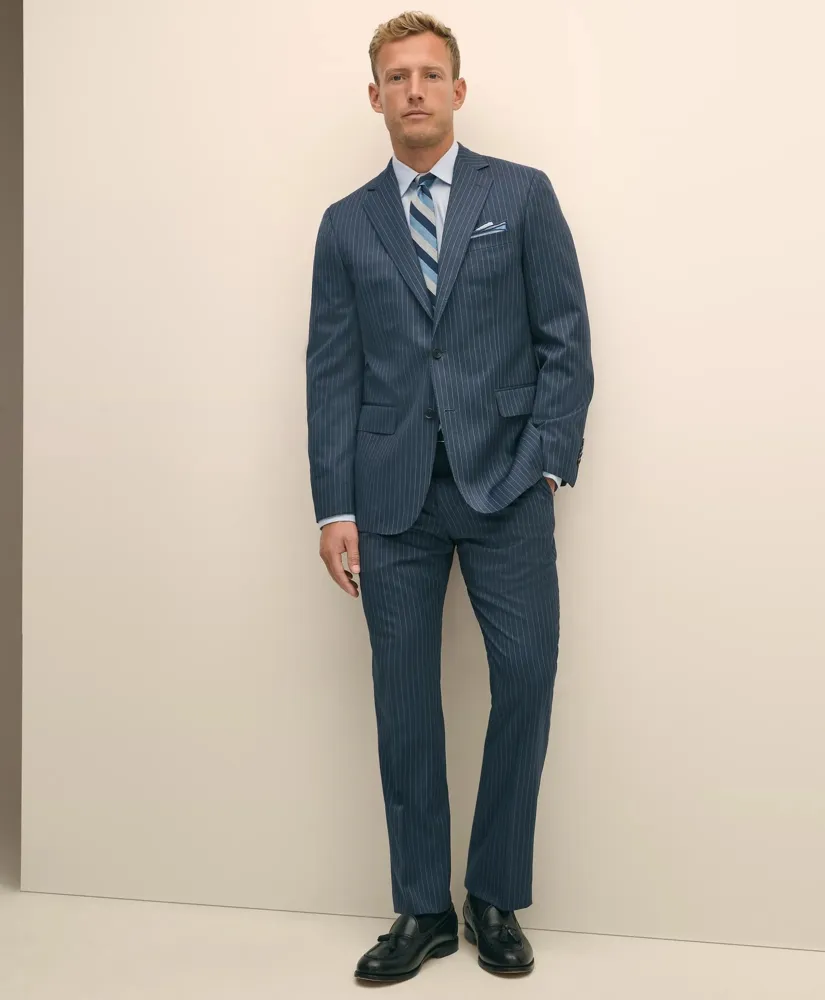 Classic Fit Wool Pinstripe 1818 Suit sold by Brooks Brothers product image thumbnail 3
