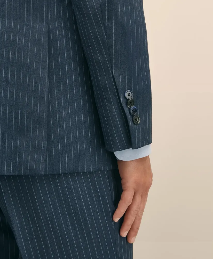 Classic Fit Wool Pinstripe 1818 Suit sold by Brooks Brothers product image thumbnail 5
