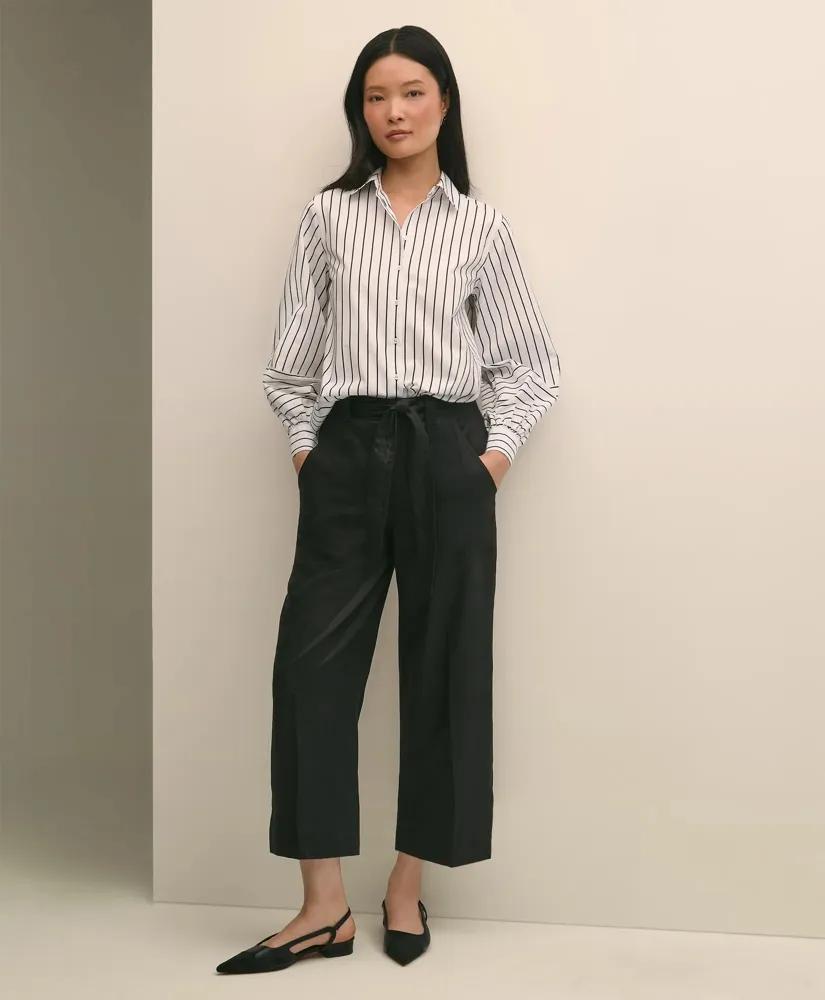 Belted Wide-Leg Utility Pants sold by Brooks Brothers
