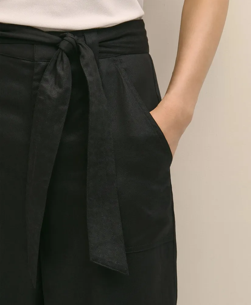 Belted Wide-Leg Utility Pants sold by Brooks Brothers product image thumbnail 3