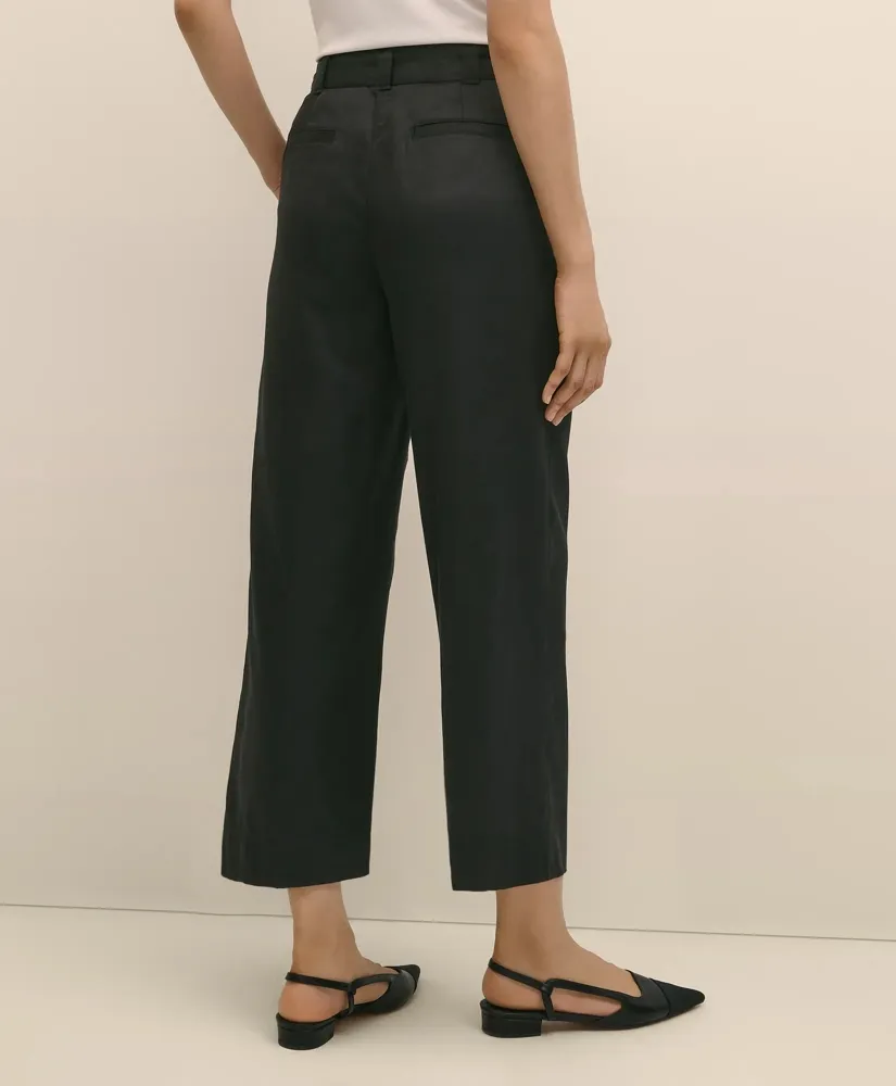 Belted Wide-Leg Utility Pants sold by Brooks Brothers product image thumbnail 4