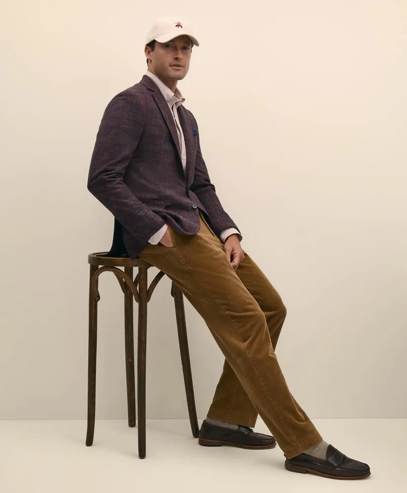 Classic Fit Wool Flannel Plaid Sport Coat sold by Brooks Brothers product image thumbnail 2