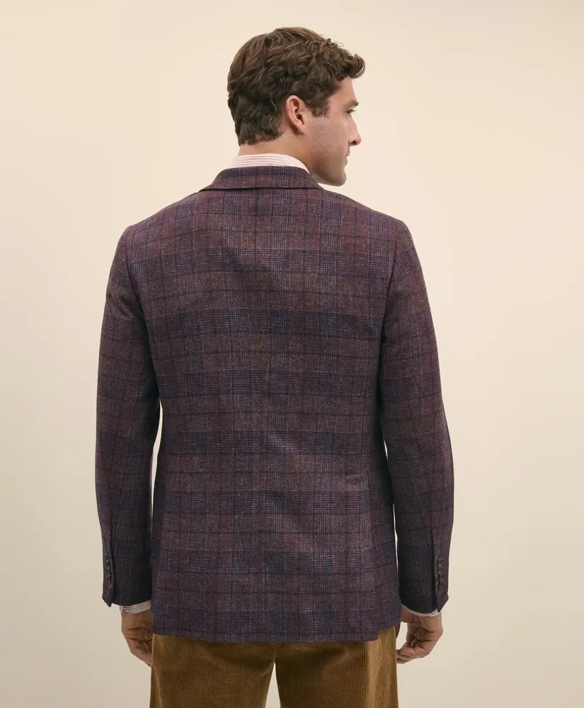 Classic Fit Wool Flannel Plaid Sport Coat sold by Brooks Brothers product image thumbnail 4