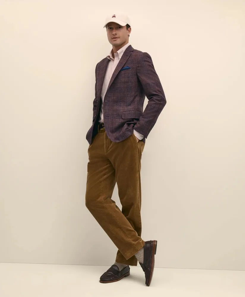 Classic Fit Wool Flannel Plaid Sport Coat sold by Brooks Brothers product image thumbnail 5