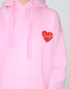 The "LOVE YOURSELF" Classic Hoodie | Baby Pink sold by Brunette The Label