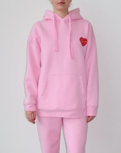 The "LOVE YOURSELF" Classic Hoodie | Baby Pink sold by Brunette The Label