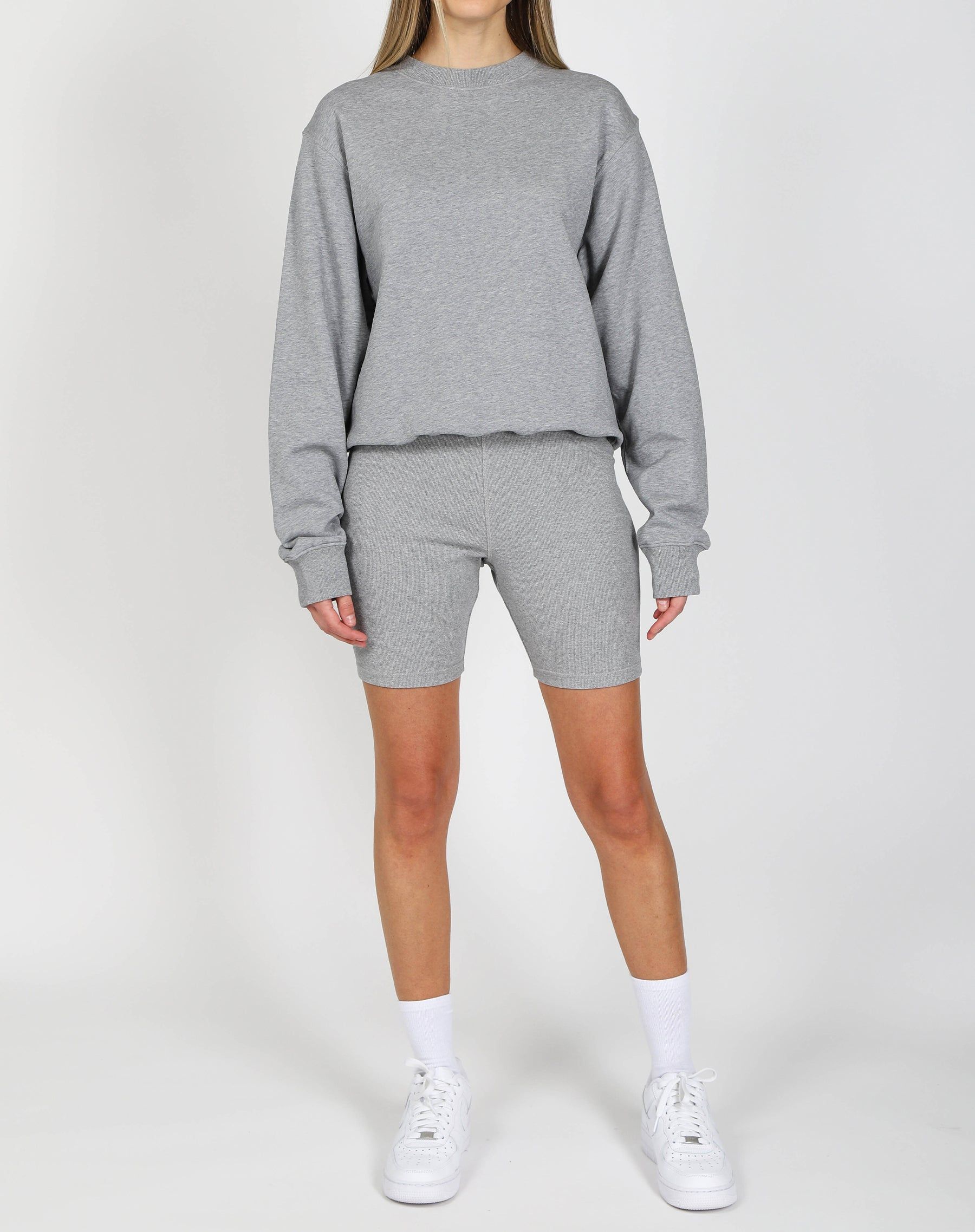 The Best Friend Crew Neck Sweatshirt | Classic Grey sold by Brunette The Label product image thumbnail 3
