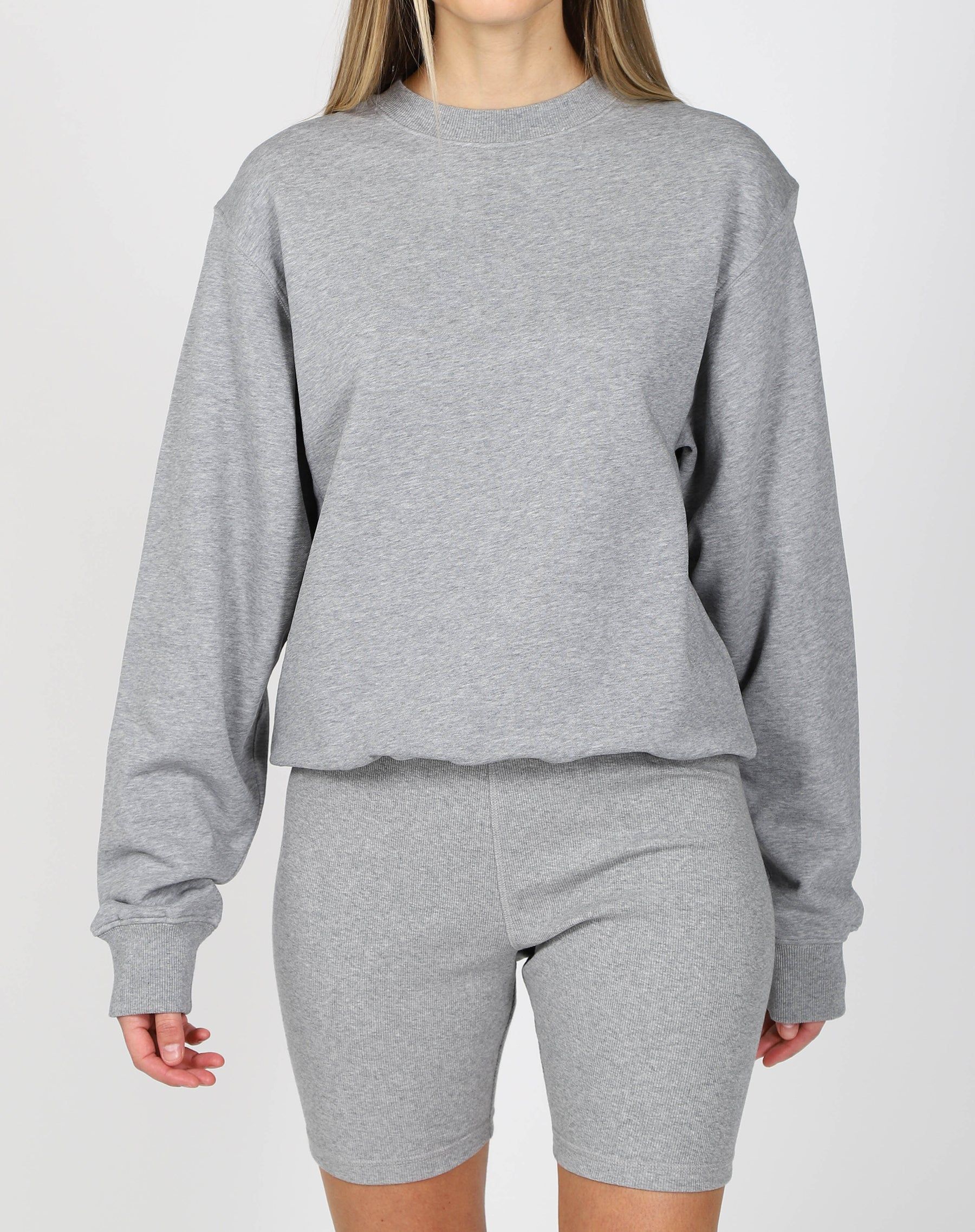 The Best Friend Crew Neck Sweatshirt | Classic Grey sold by Brunette The Label