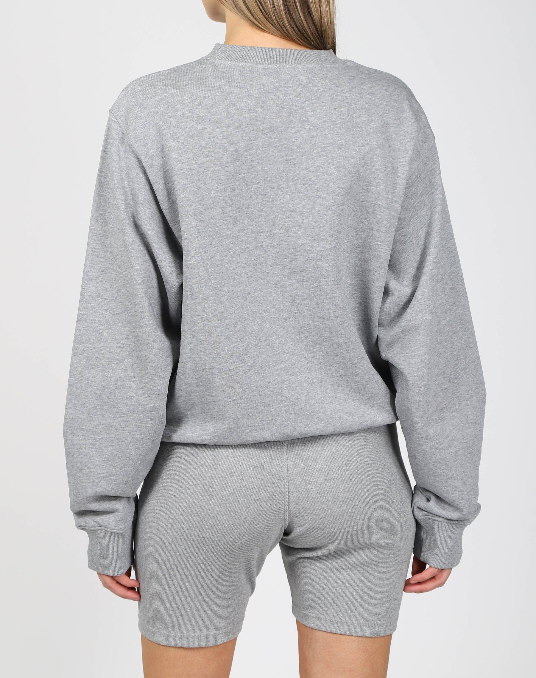 The Best Friend Crew Neck Sweatshirt | Classic Grey sold by Brunette The Label product image thumbnail 5
