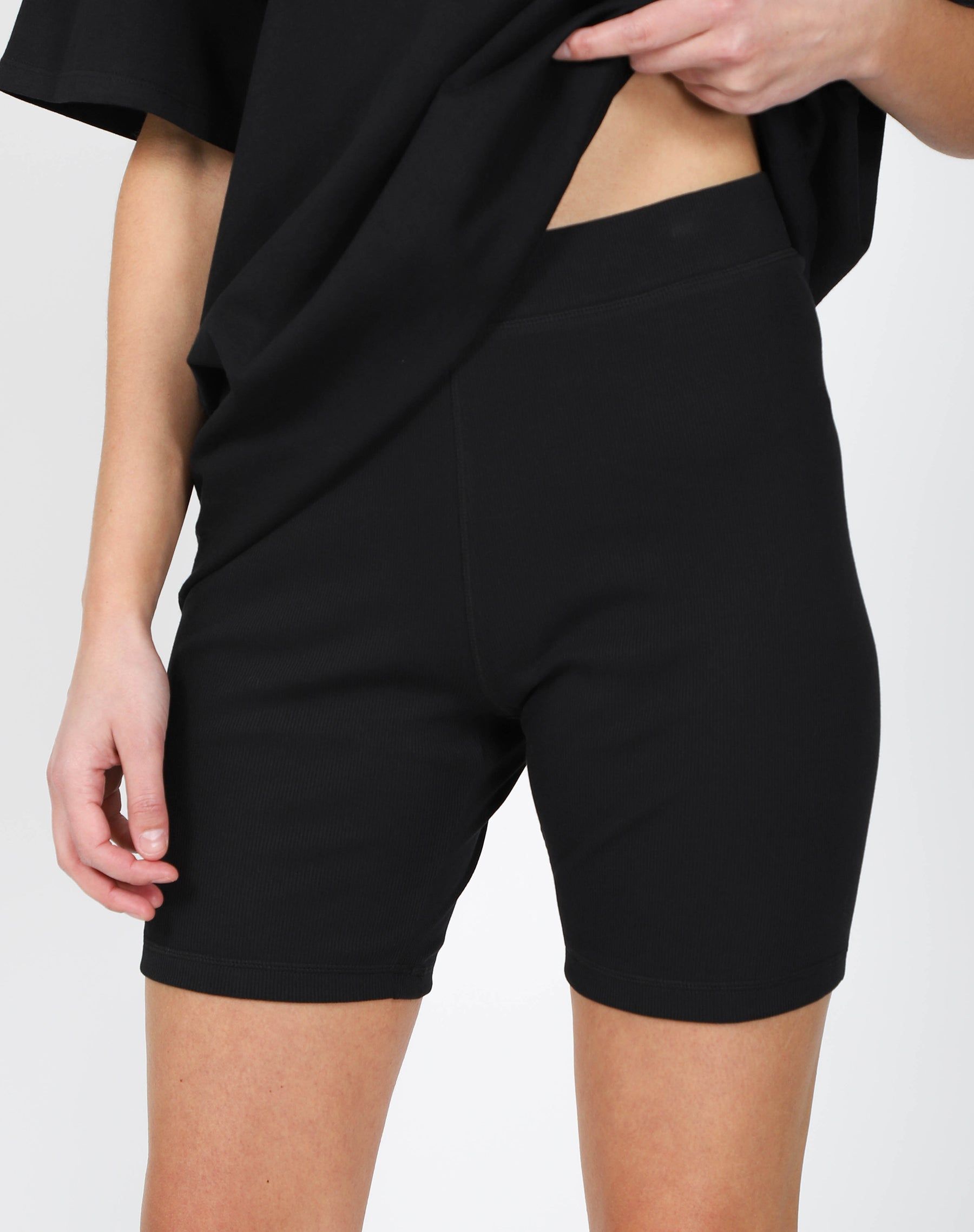 The Biker Short | Black sold by Brunette The Label