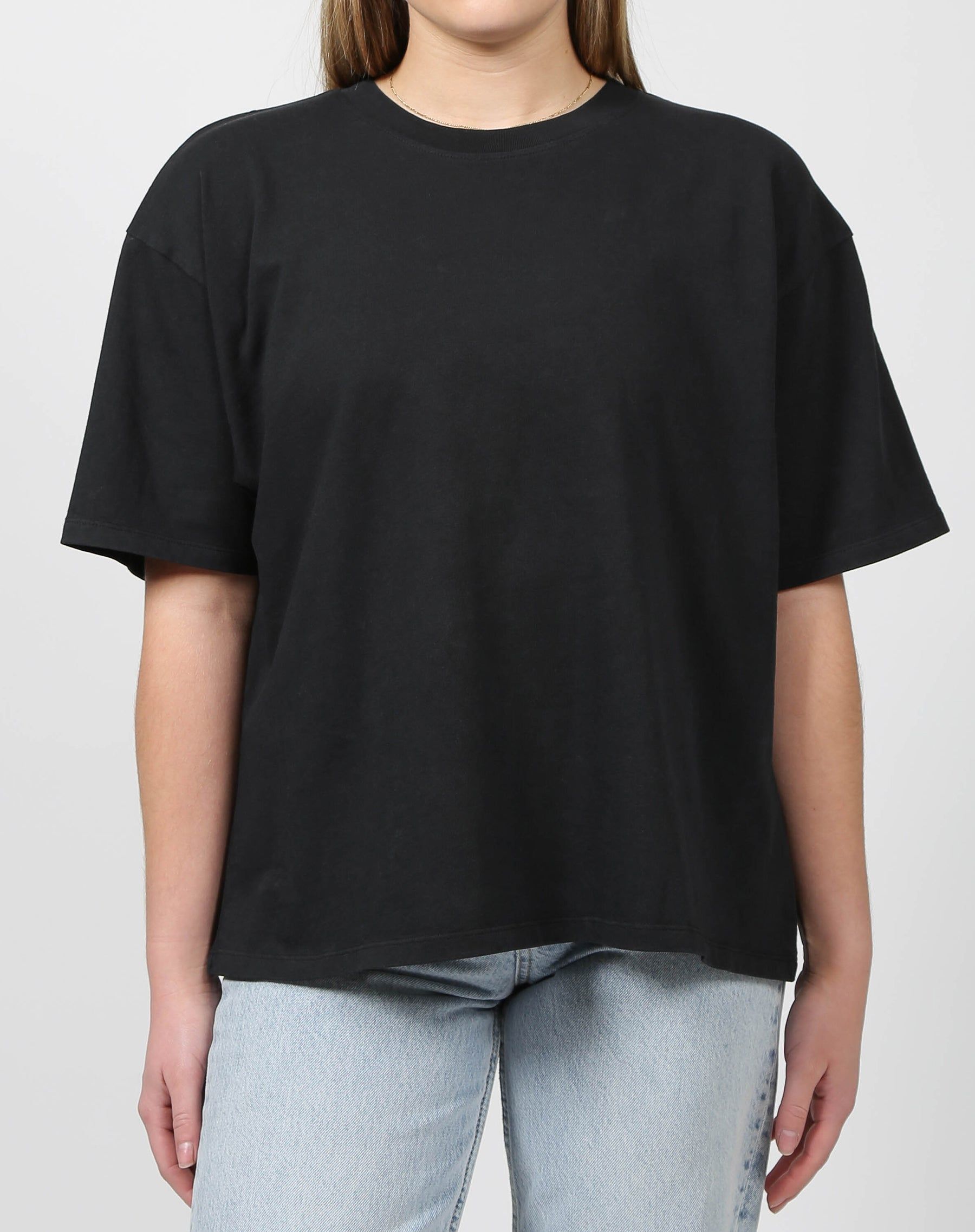 The "BABES CLUB" Boxy Tee | Washed Black sold by Brunette The Label product image thumbnail 4