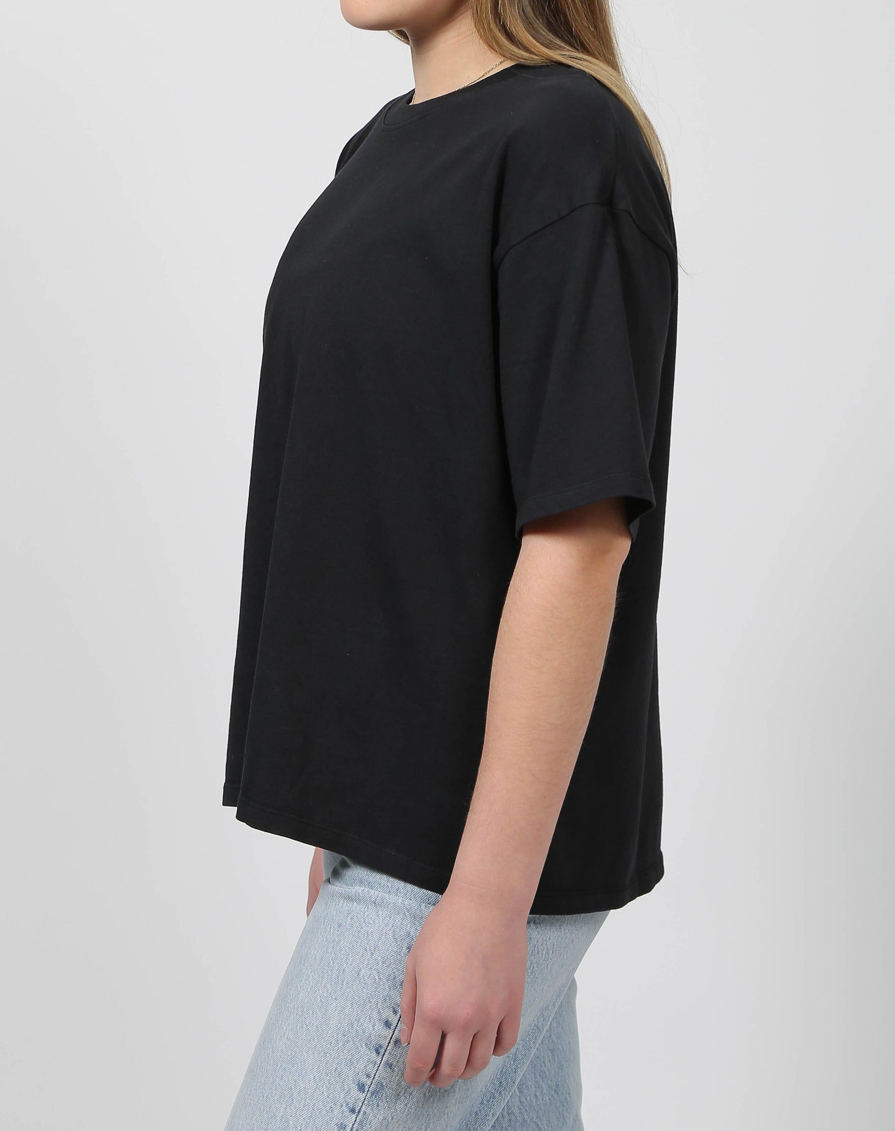 The "BABES CLUB" Boxy Tee | Washed Black sold by Brunette The Label product image thumbnail 5