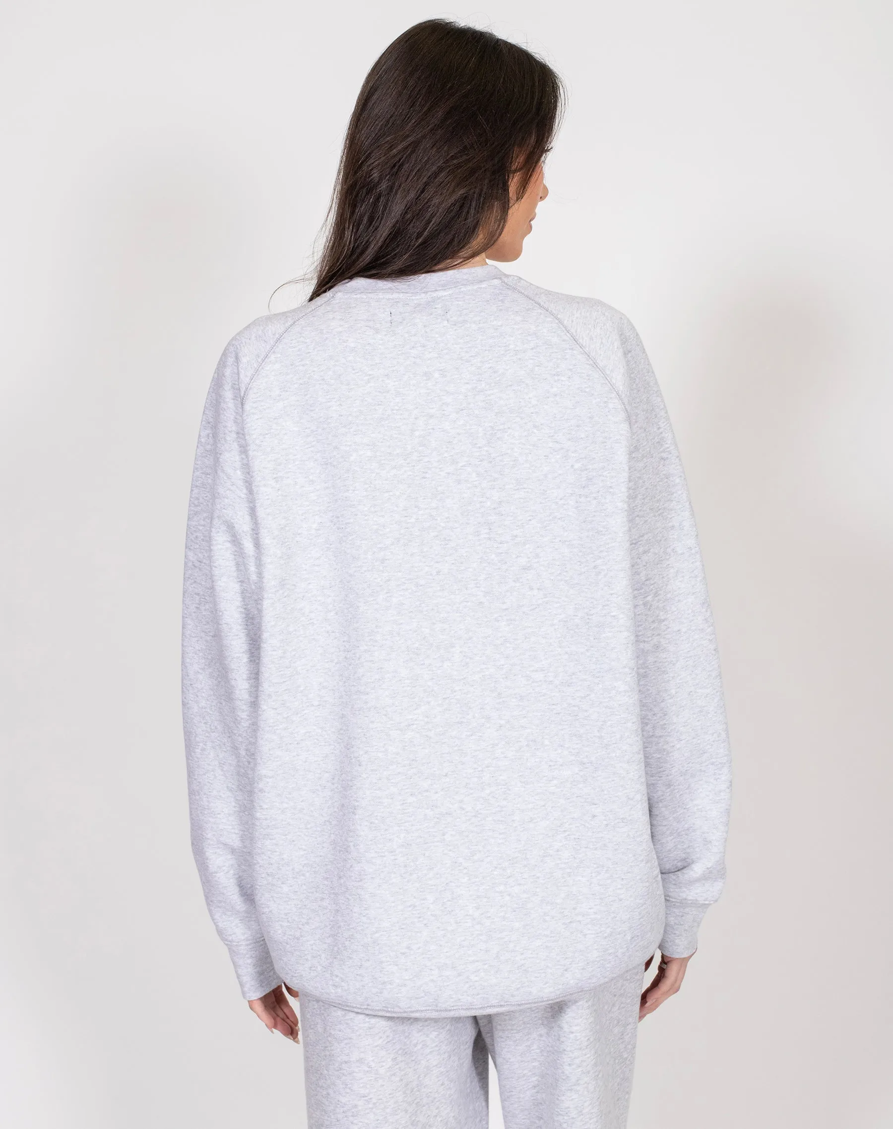 The "KIND CLUB" Big Sister Crew Neck Sweatshirt | Pebble Grey sold by Brunette The Label product image thumbnail 4