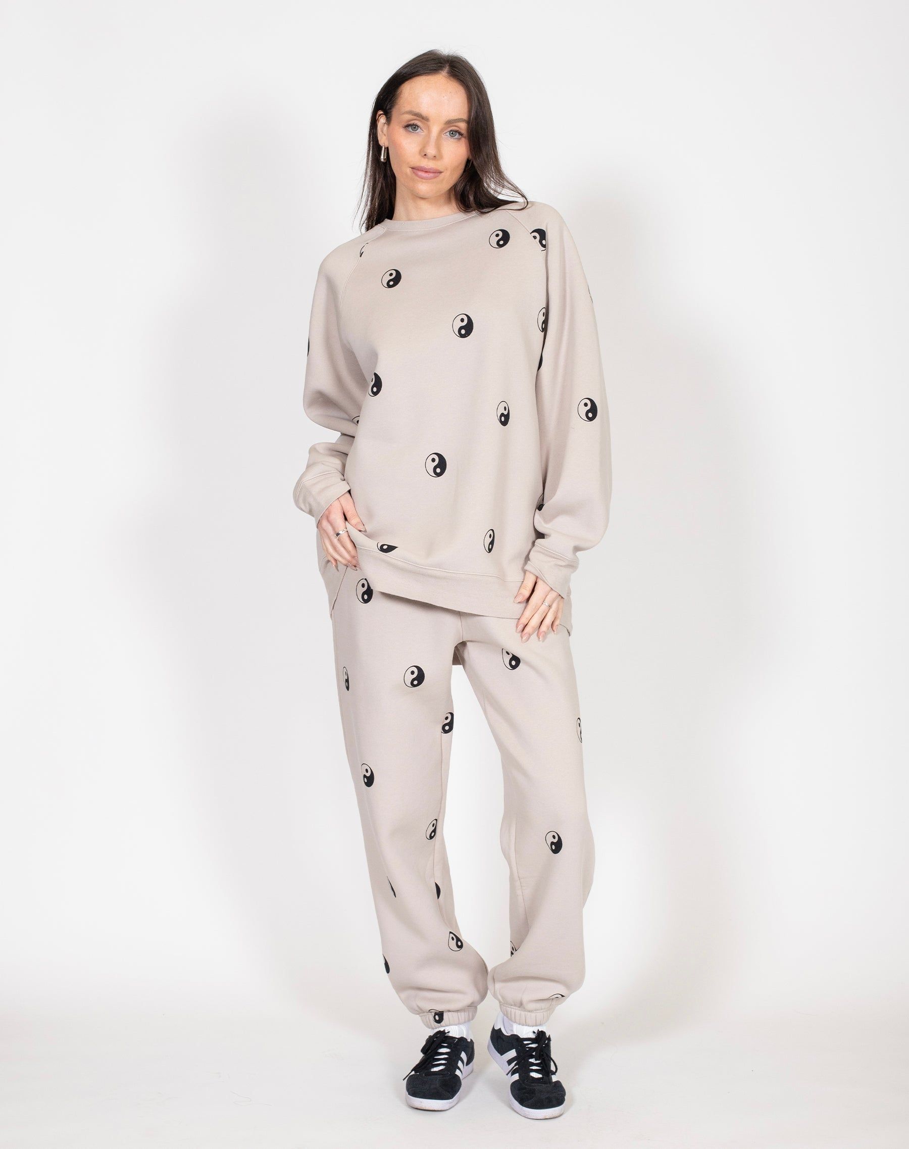 The "ALL OVER YIN YANG" Not Your Boyfriend's Crew Neck Sweatshirt | Holt Renfrew Pop Up sold by Brunette The Label product image thumbnail 5