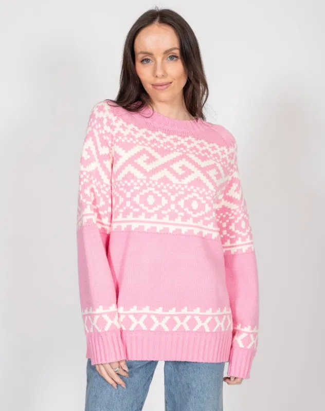 Fair Isle Knit Sweater sold by Brunette The Label