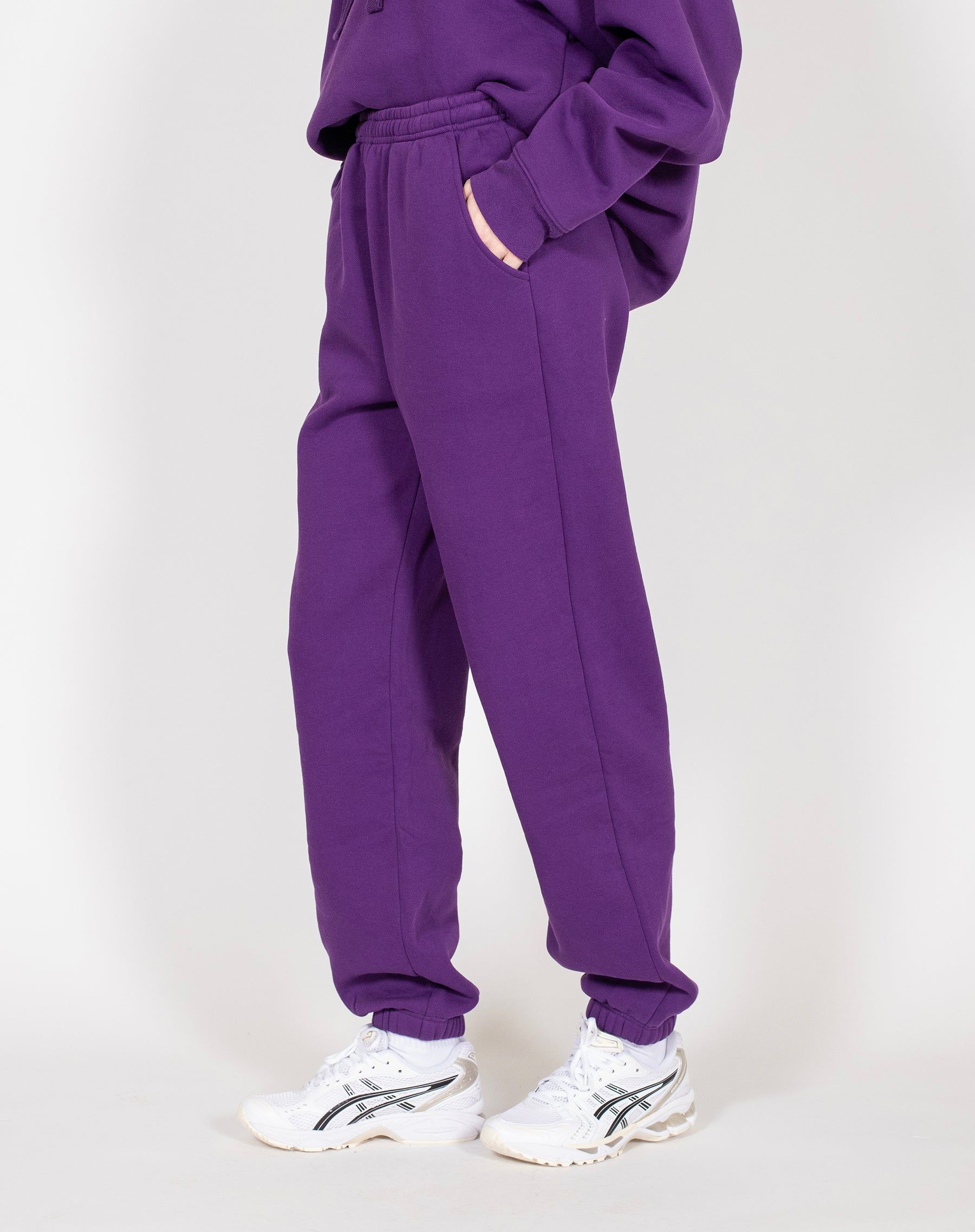 The Oversized Jogger | Ultraviolet sold by Brunette The Label product image thumbnail 3