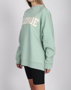 The "BLONDE" Not Your Boyfriend's Crew Neck Sweatshirt | Sage sold by Brunette The Label