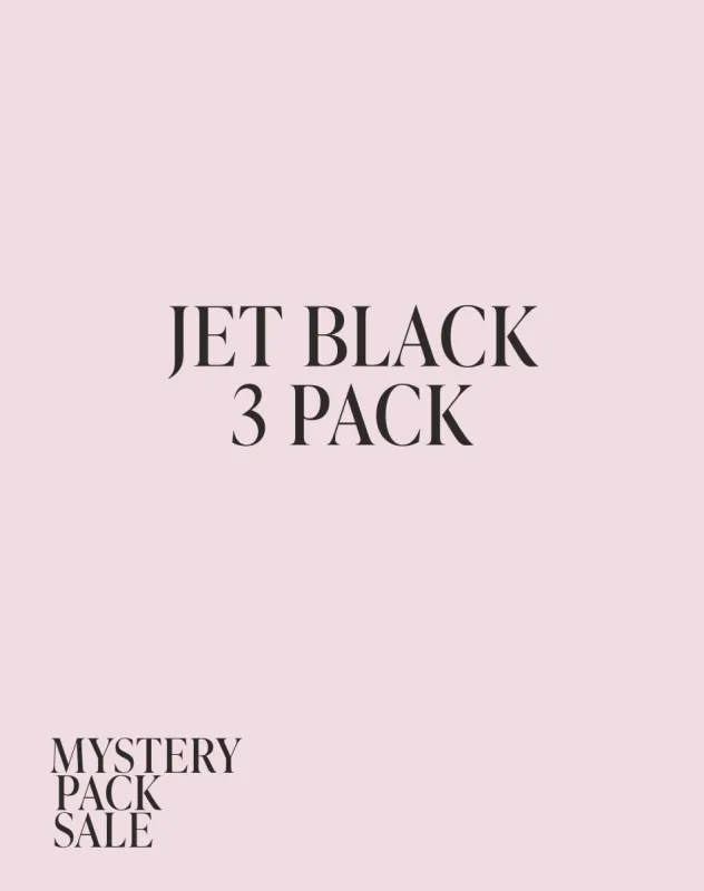 3-Pack Mystery Item | Jet Black/Surprise sold by Brunette The Label
