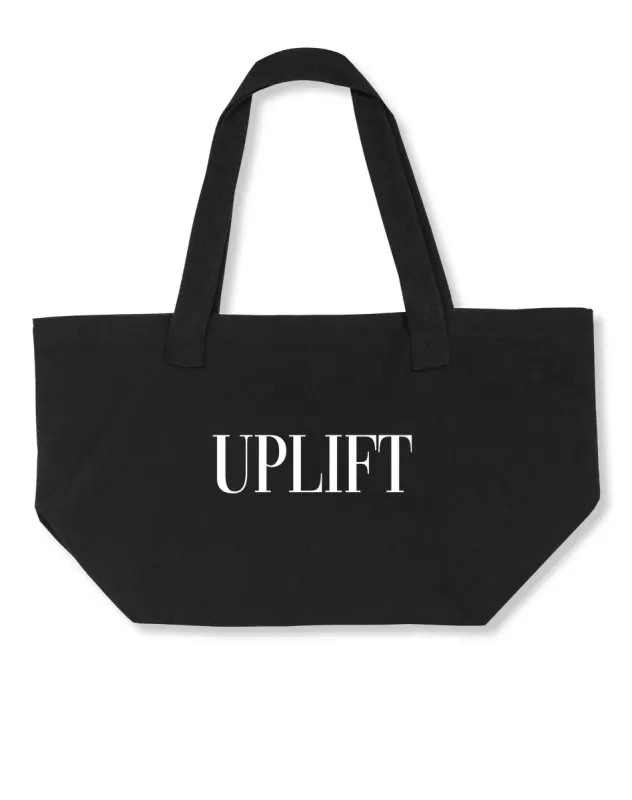 'Uplift' Tote Bag | Black sold by Brunette The Label