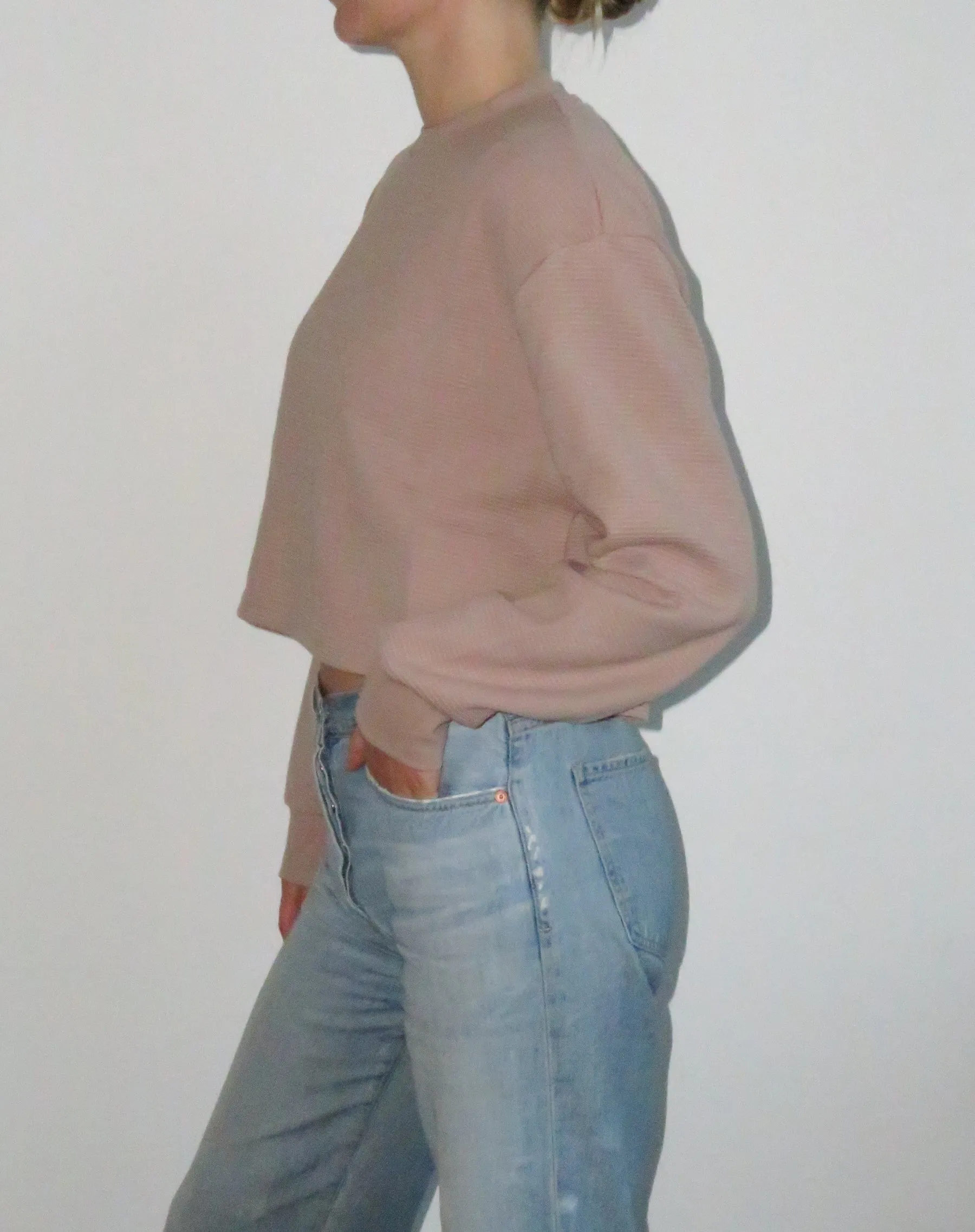 Waffle Little Sister Shirt | Fawn sold by Brunette The Label product image thumbnail 2