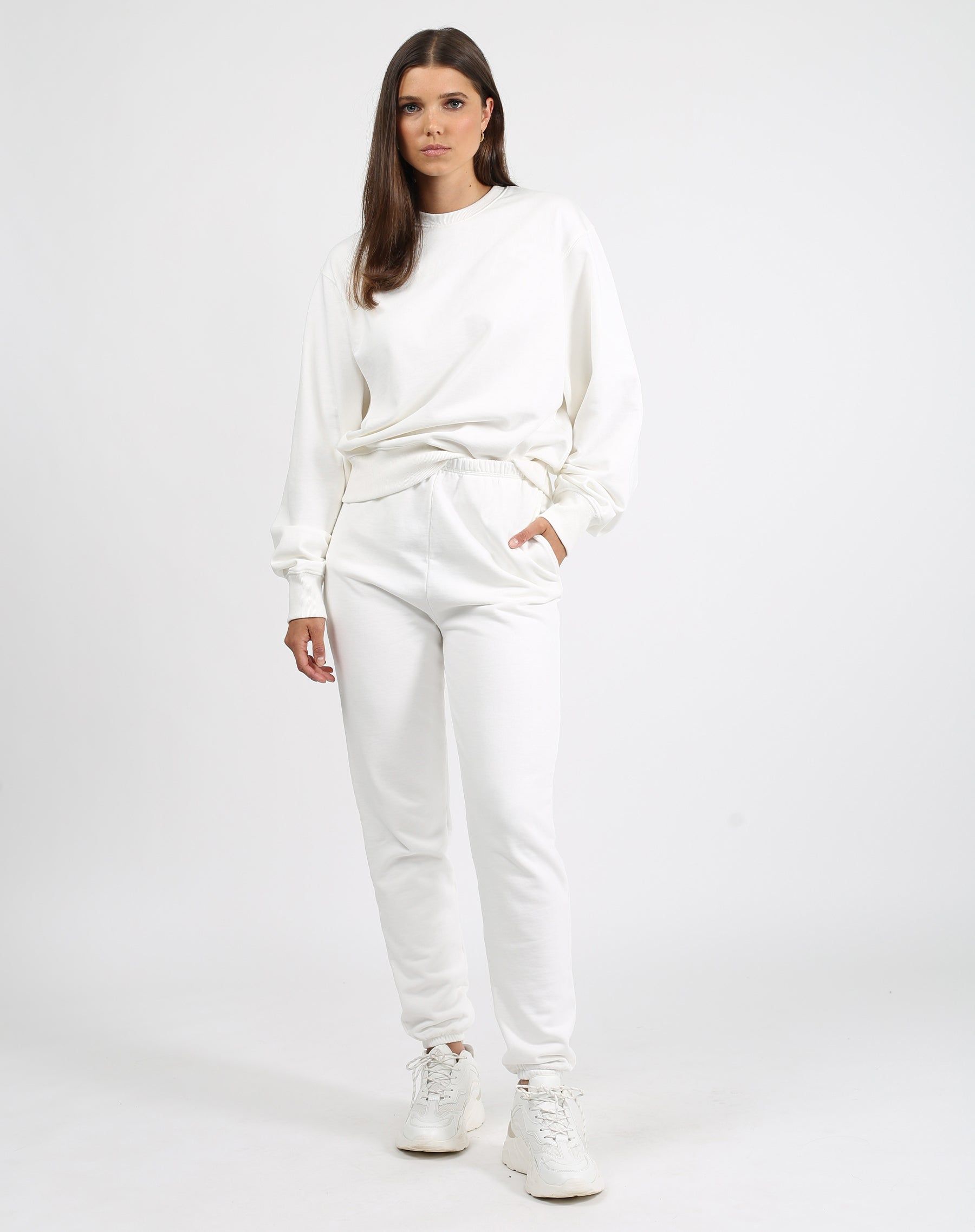 The "BEST FRIEND" Jogger | Cream sold by Brunette The Label product image thumbnail 4