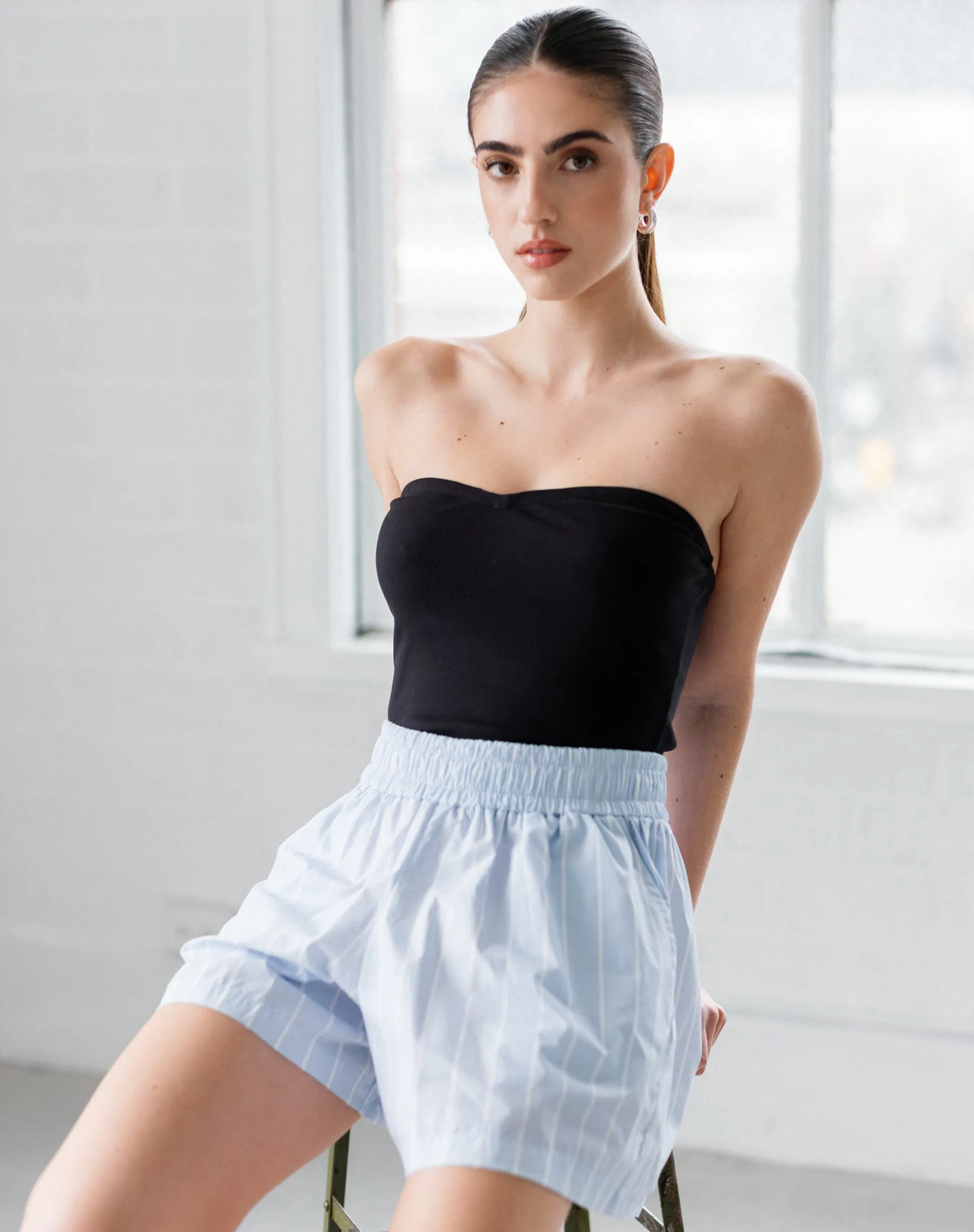 Ribbed Tube Top sold by Brunette The Label product image thumbnail 2