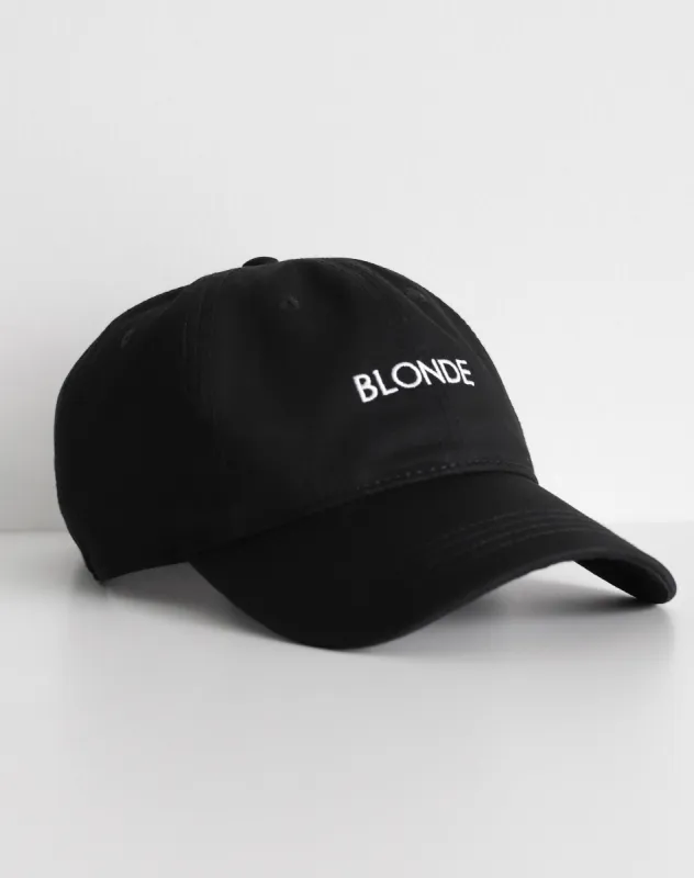 "Blonde" Baseball Cap sold by Brunette The Label
