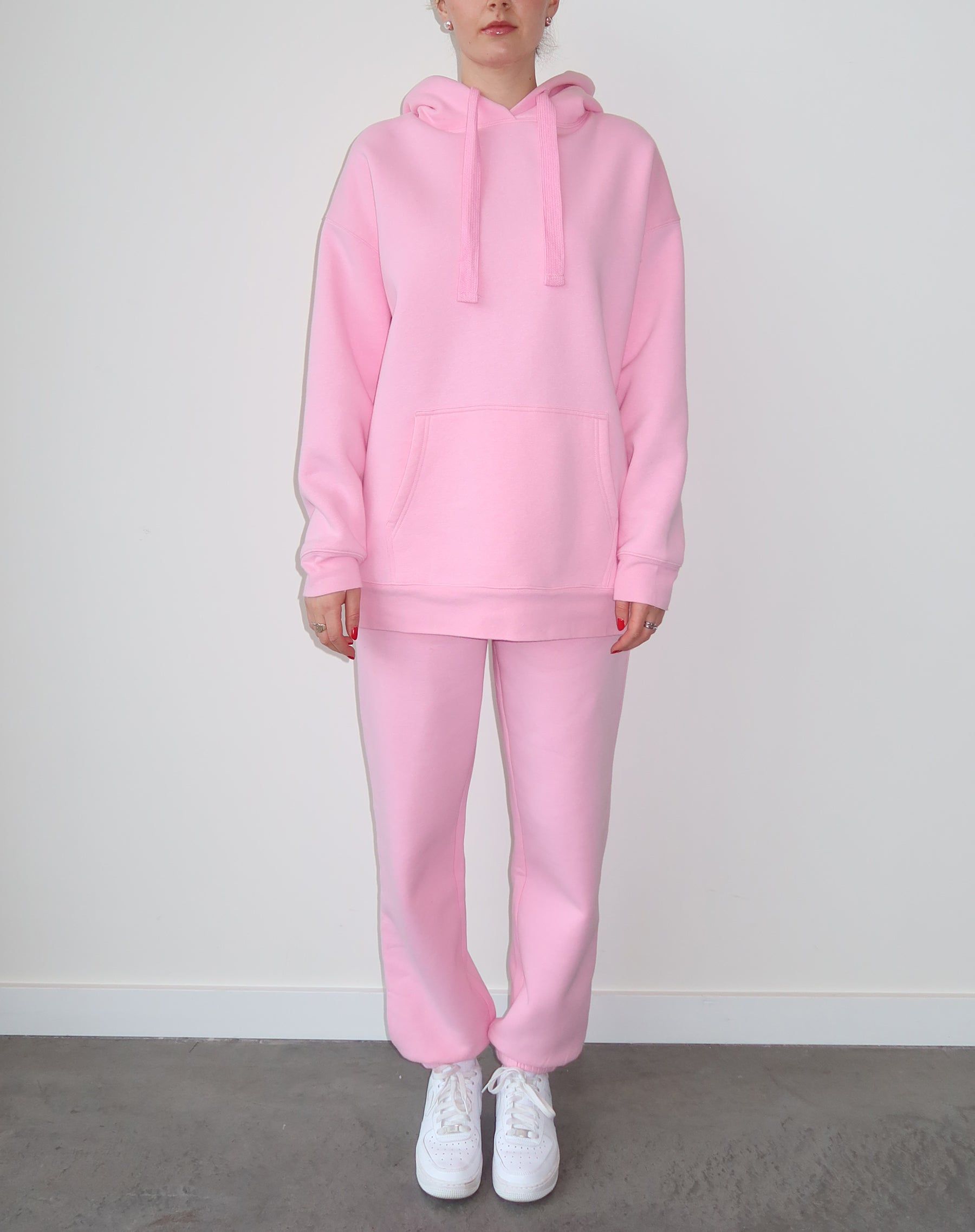 The "BABES SUPPORTING BABES" Big Sister Hoodie | Baby Pink & Hot Pink sold by Brunette The Label product image thumbnail 3