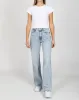 The Cropped Ribbed Tee | White sold by Brunette The Label