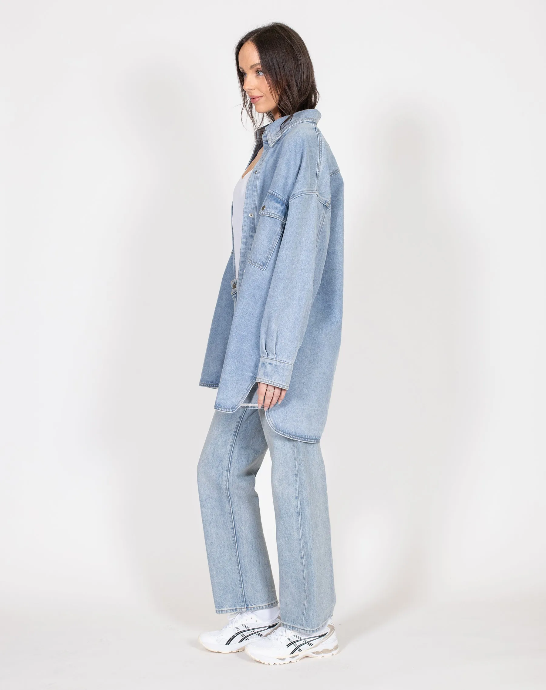 Shania Denim Jacket sold by Brunette The Label product image thumbnail 4