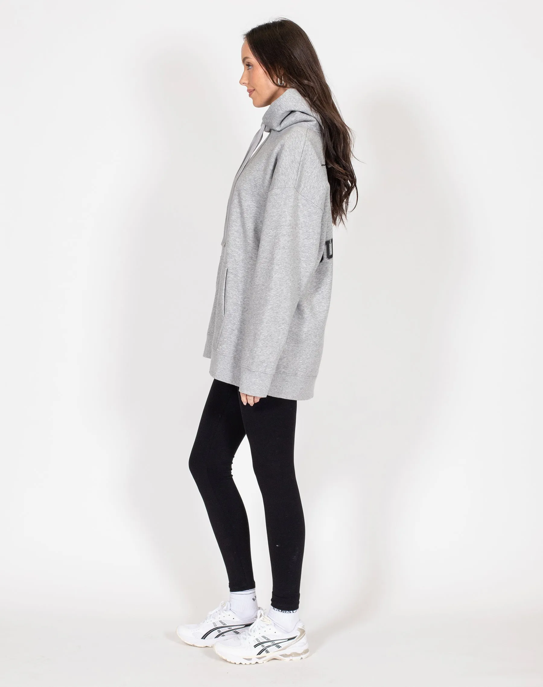 The "BABES SUPPORTING BABES" Big Sister Hoodie | Classic Grey sold by Brunette The Label product image thumbnail 5