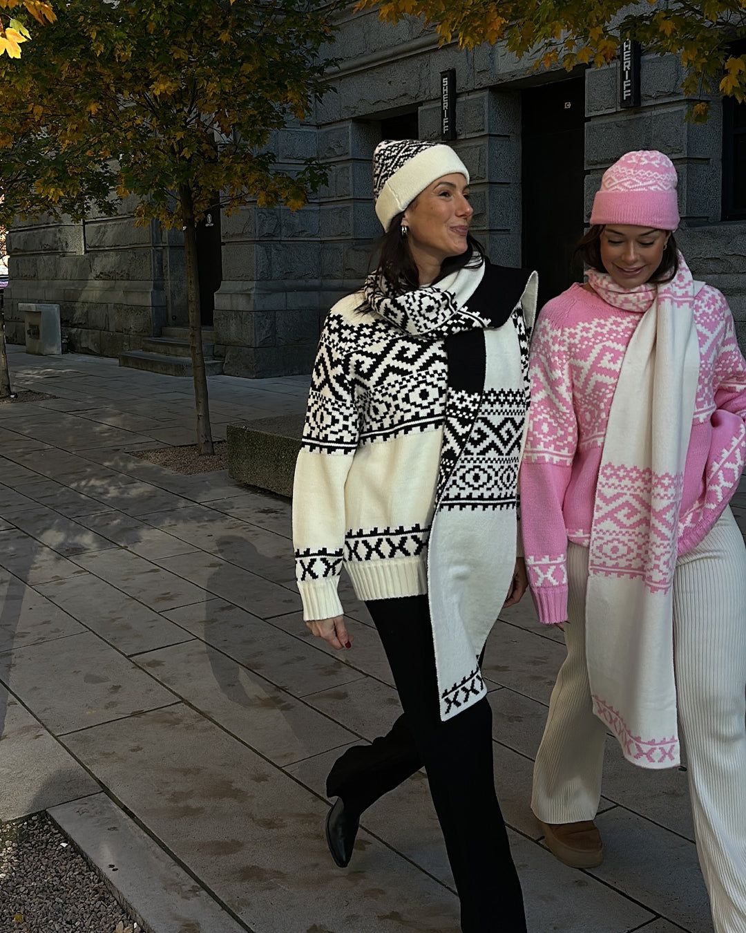 Fair Isle Knit Sweater in Cream | Holt Renfrew Pop Up sold by Brunette The Label product image thumbnail 2