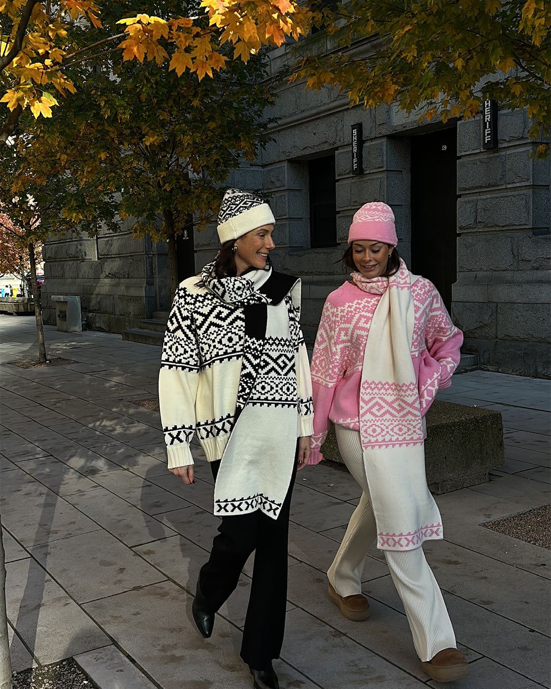 Fair Isle Knit Sweater in Cream | Holt Renfrew Pop Up sold by Brunette The Label product image thumbnail 3