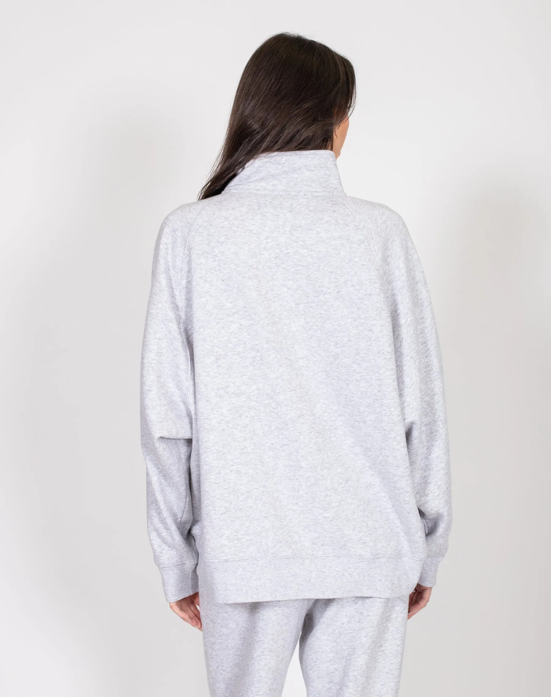 The "KINDNESS CLUB" Not Your Boyfriend's Half Zip Sweater | Pebble Grey sold by Brunette The Label product image thumbnail 5
