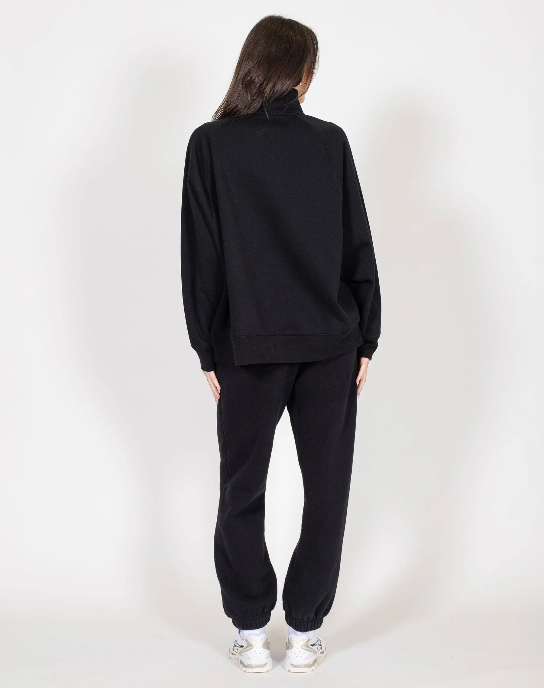 The "KINDNESS CLUB" Not Your Boyfriend's Half Zip Sweater | Black sold by Brunette The Label product image thumbnail 5
