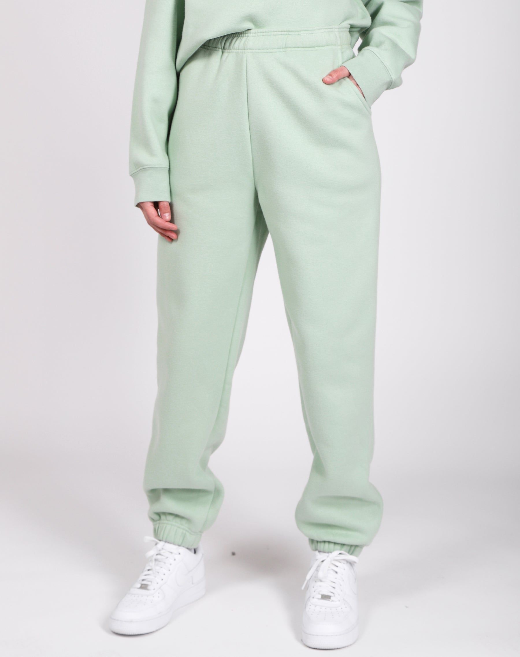 The Oversized Jogger | Sage sold by Brunette The Label