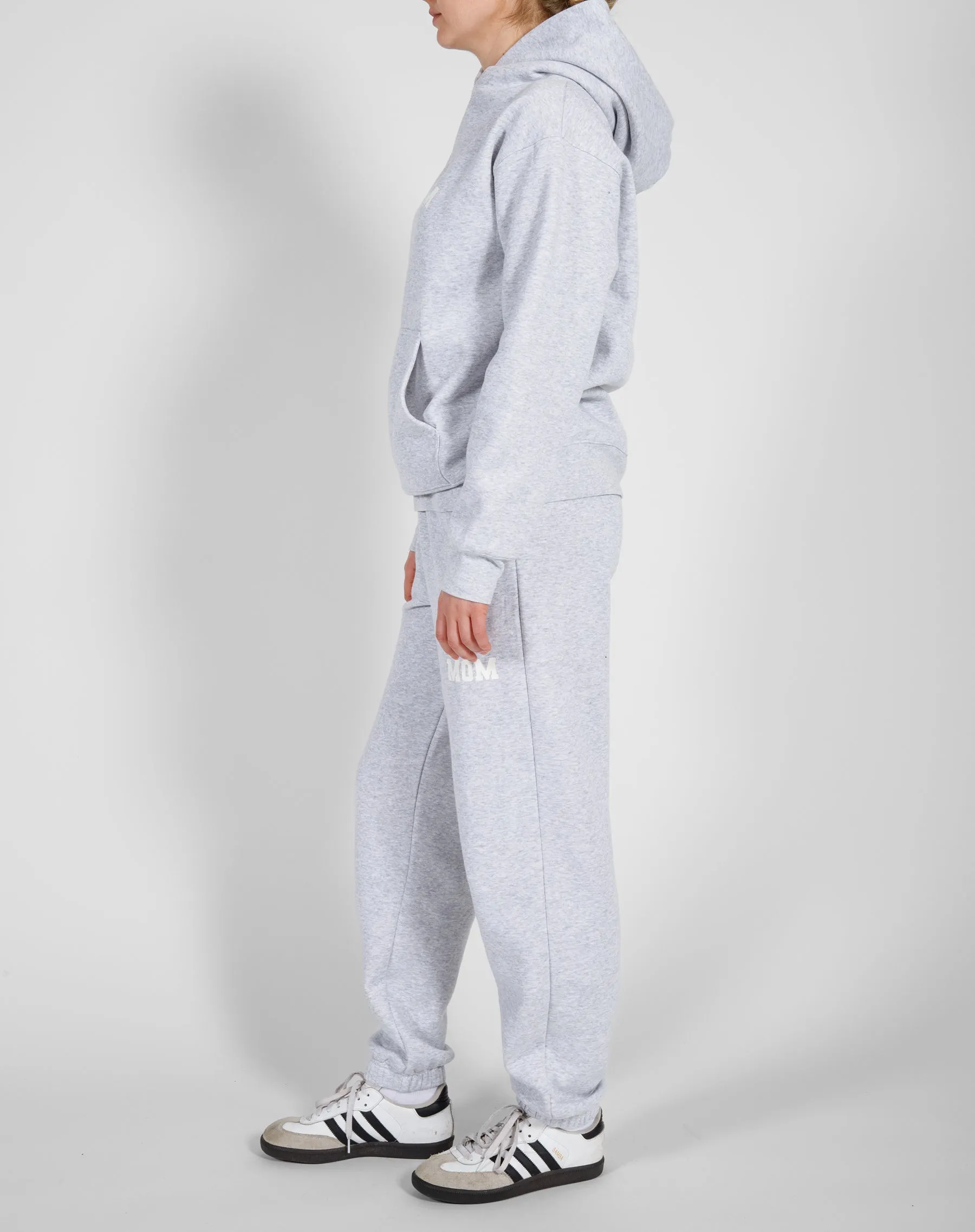 ‘Cat Mom’ Classic Hoodie | Pebble Grey sold by Brunette The Label product image thumbnail 3