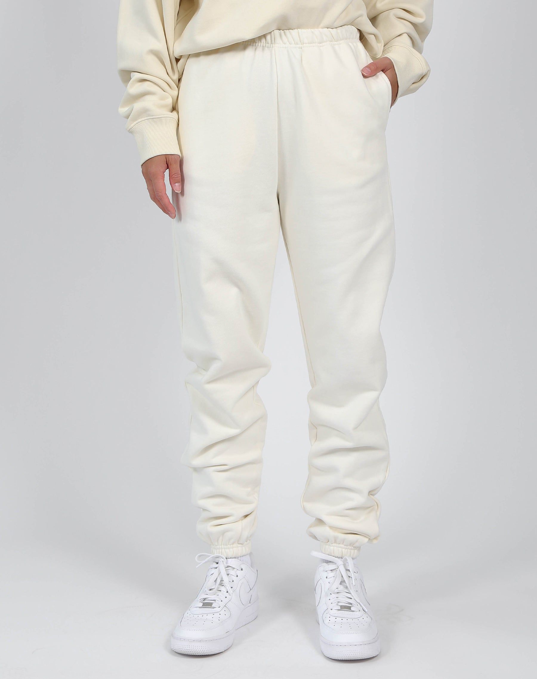 The Best Friend Jogger | Almond Milk sold by Brunette The Label