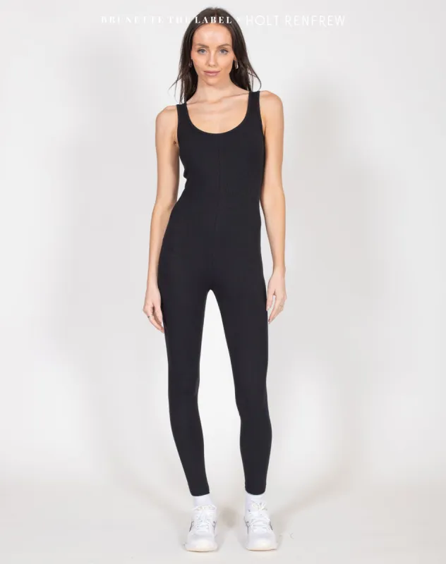 Ribbed Scoop Neck Jumpsuit | Holt Renfrew Pop Up made by Brunette The Label