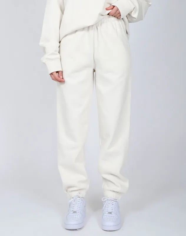 Oversized Joggers | Coconut Cream made by Brunette The Label