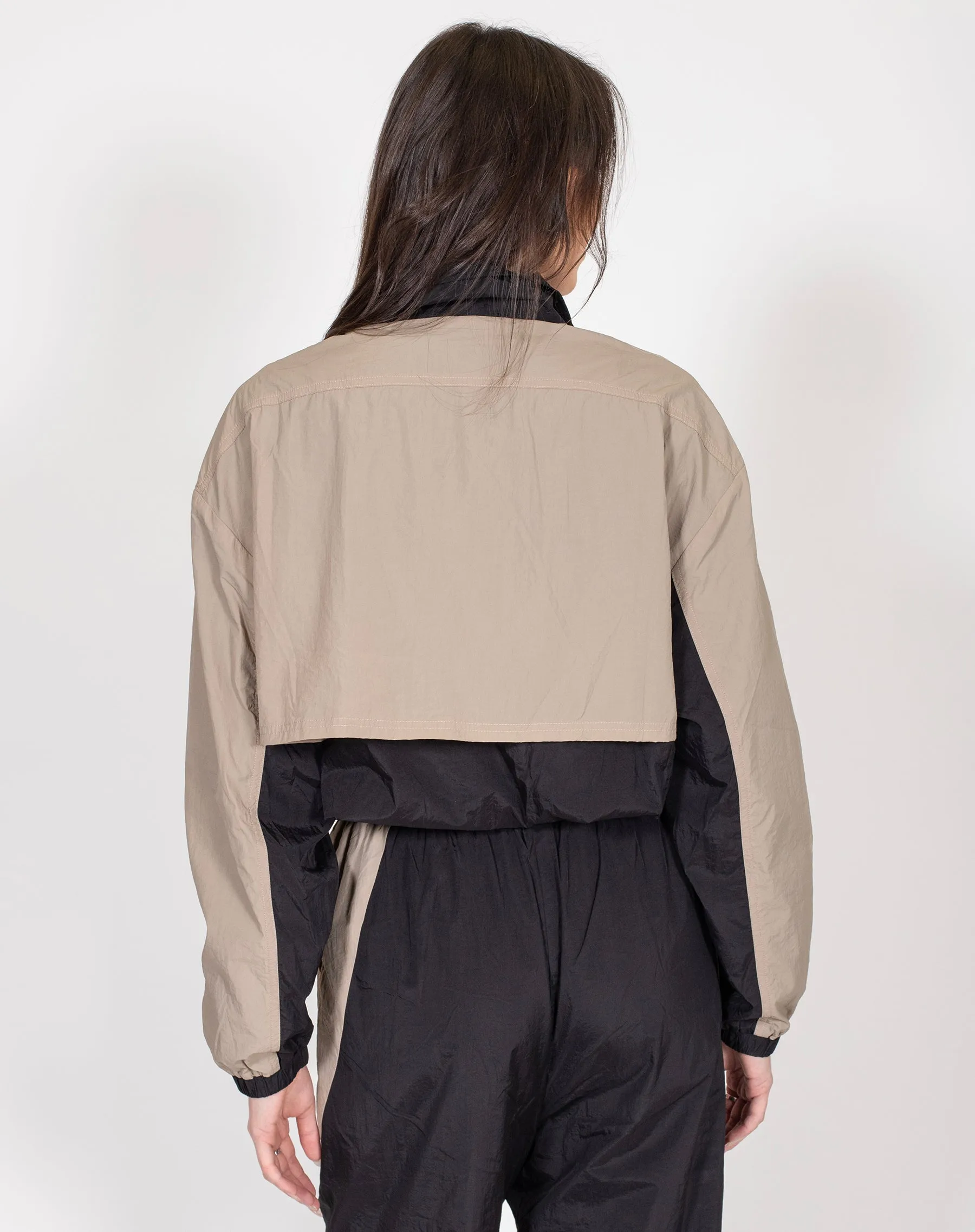 The "SERENA" Track Jacket | Oyster sold by Brunette The Label product image thumbnail 4