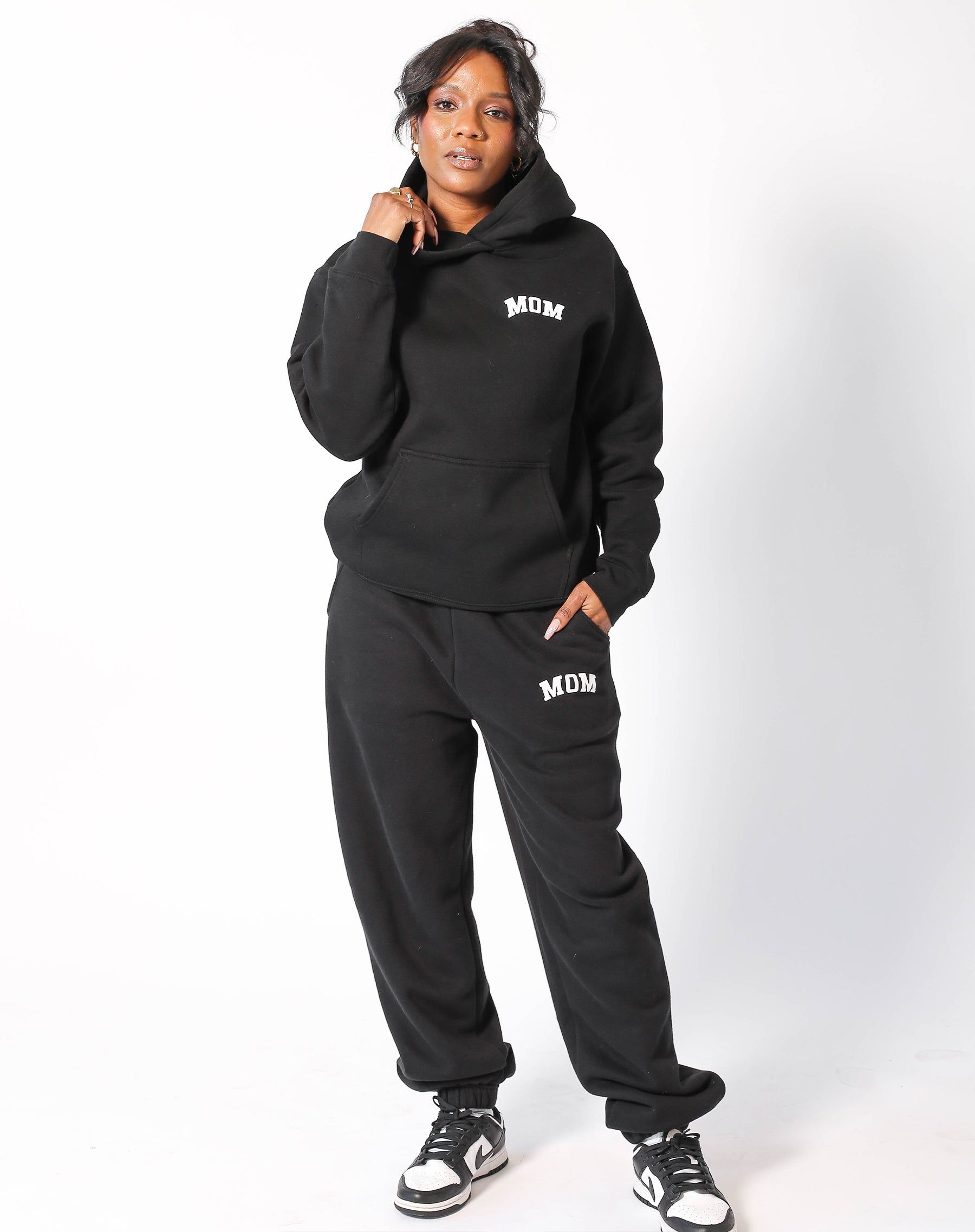 The "Mom" Classic Hoodie | Black sold by Brunette The Label product image thumbnail 3