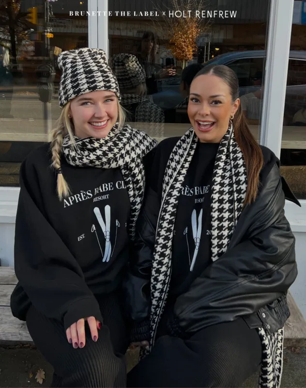 'Après Babe Club' Not Your Boyfriend's Crew | Holt Renfrew Pop Up sold by Brunette The Label