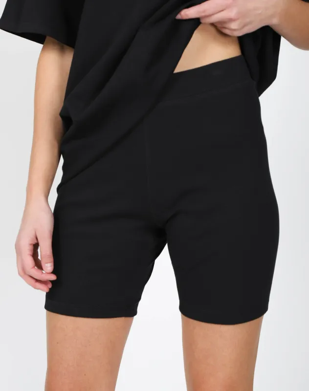 The Biker Short | True Black sold by Brunette The Label