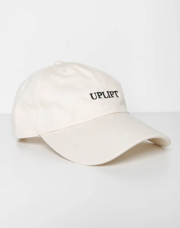 The "UPLIFT" Baseball Cap | Almond Milk made by Brunette The Label